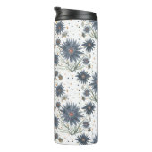 Dark Daisies Thermosbecher (Nach rechts gedreht)