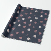 Dark Daisy Spring Gift Wrap Geschenkpapier (Ungerollt)