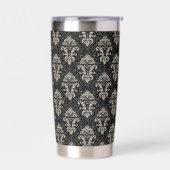 Dark Damask Design Thermobecher (Links)