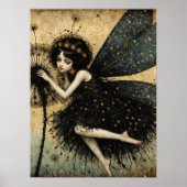 Dark Dandelion Fairy Poster (Vorne)