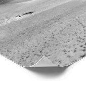 Dark Death Valley Sand Dunes Poster (Ecke)