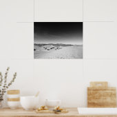 Dark Death Valley Sand Dunes Poster (Küche)