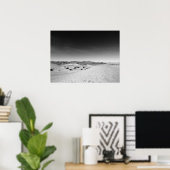 Dark Death Valley Sand Dunes Poster (Heimbüro)