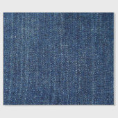 Dark Denim Geschenkpapier (Flach)