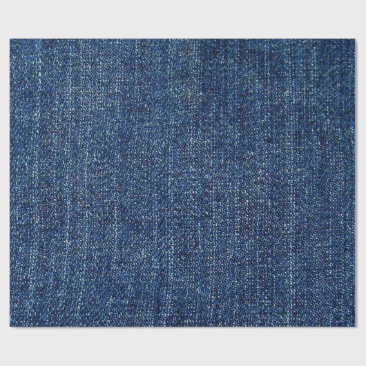 Dark Denim Geschenkpapier (Flach)