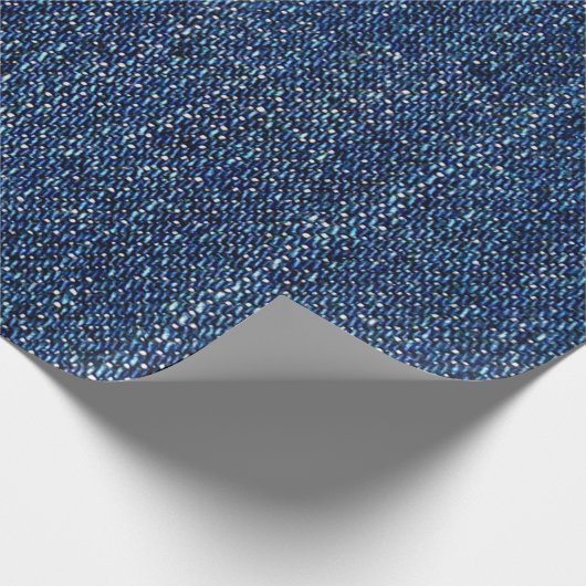 Dark Denim Geschenkpapier (Ecke)