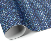 Dark Denim Geschenkpapier (Rolleneckpunkt)