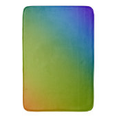Dark Diagonal Rainbow Bath Mat Badematte (Vorderseite Vertikal)