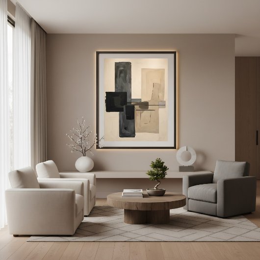 Dark Dialogue Leinwanddruck