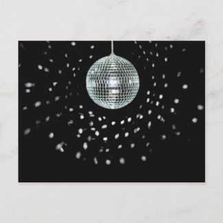 Dark Disco Ball Postkarte