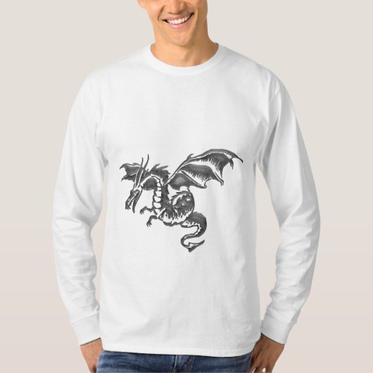 Dark Dragon Sweatshirt T-Shirt (Vorderseite)