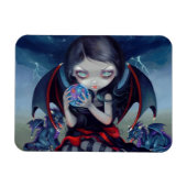 "Dark Dragonling" Flex Magnet (Horizontal)