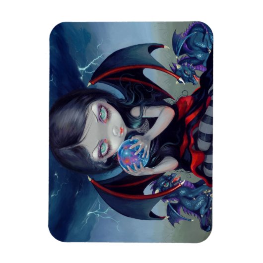 "Dark Dragonling" Flex Magnet (Vertikal)