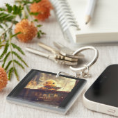 Dark Duck About & Find Schlüsselanhänger (Vorderseite rechts)