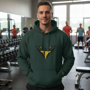 Dark Eagle Eyes Hoodie   Kraftvolles Minimalistisc
