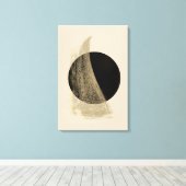 Dark Earthy Moon Leinwanddruck (Insitu (Holzboden))