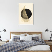 Dark Earthy Moon Leinwanddruck (Insitu (Schlafzimmer))