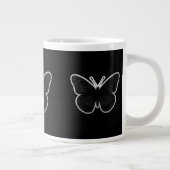 Dark Elegance Butterfly Jumbo-Tasse (Rechts)