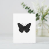 Dark Elegance Butterfly Postkarte (Stehend Vorderseite)