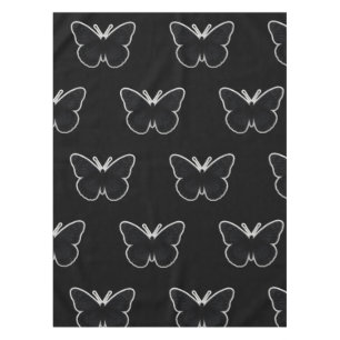 Dark Elegance Butterfly Tischdecke