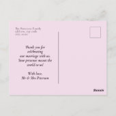 Dark Elegant Burgundy Moody Floral Postkarte (Rückseite)