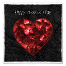 Dark Elegante Valentine Day Poster