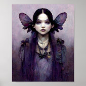 Dark Elf 3 Goth Gothic Fantasy Art Poster (Vorne)