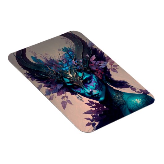 Dark Elf Fantasy Art Magnet (Rechte Seite)