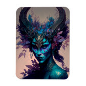 Dark Elf Fantasy Art Magnet (Vertikal)