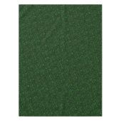 Dark Emerald Green Glitzer Tischdecke (Vorderseite)