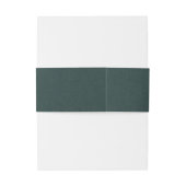 Dark Emerald Green Gold Texture ID988 Einladungsbanderole (Rückseitenbeispiel)