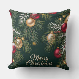 Dark Emerald Pattern Kissen