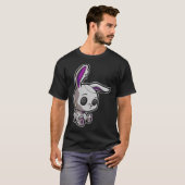Dark Emo Goth Gothic Rabbit Bunny Doll T-Shirt (Vorne ganz)