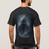 Dark Entity in the Fog Creepy Horror T-Shirt (Rückseite)