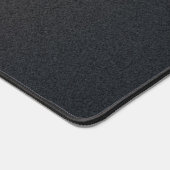 Dark Espresso Grainy Texture Minimalist Schreibtischunterlage (Ecke)