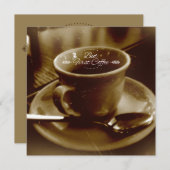 Dark Espresso - Grunge Kaffee Zitat (Vorne/Hinten)