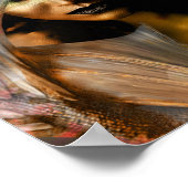 Dark Ethnic Mermaid Poster (Ecke)