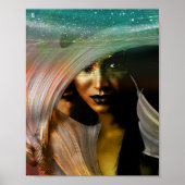 Dark Ethnic Mermaid Poster (Vorne)