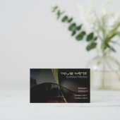 DARK Events STYLE Business Card Visitenkarte (Stehend Vorderseite)