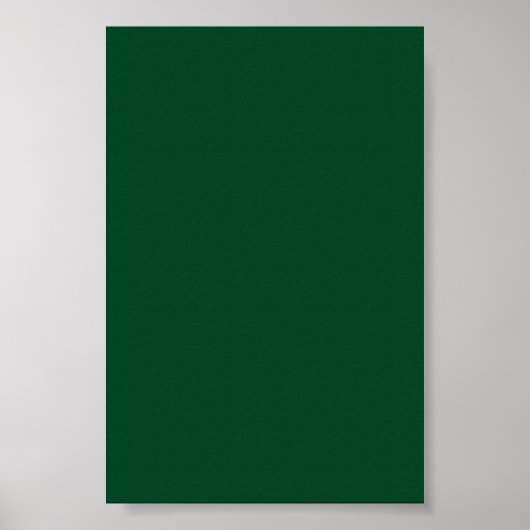 Dark Evergreen Hintergrund auf einem Poster (Vorne)