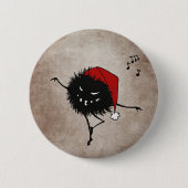 Dark Evil Christmas Bug Button (Vorderseite)