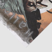 Dark Evil Hexe Seidenpapier (Detail)