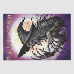 Dark Evil Hexe Seidenpapier