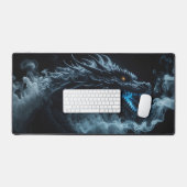 Dark Evil Smoky Dragon Schreibtischunterlage (Tastatur & Maus)