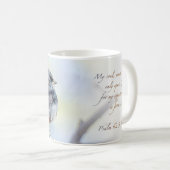 Dark-eyed Junco Psalm 62:5 Kaffeetasse (VorderseiteRechts)