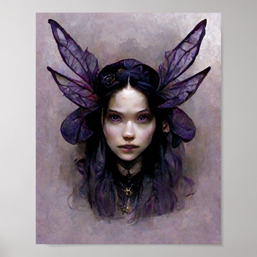 Dark Fairy 2 Goth Gothic Fantasy Art Poster (Vorne)