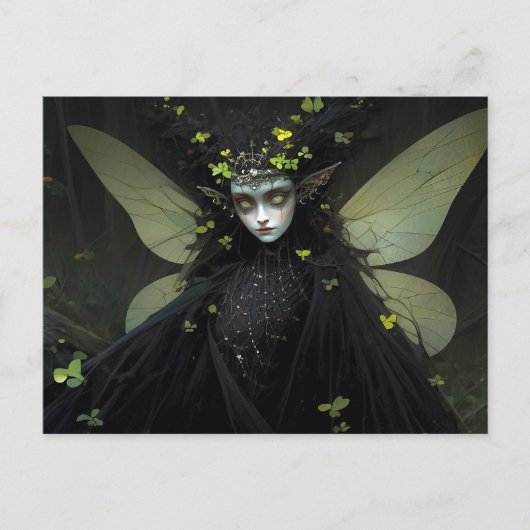 Dark Fairy Fantasy Art Postkarte (Vorderseite)