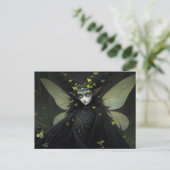 Dark Fairy Fantasy Art Postkarte (Stehend Vorderseite)