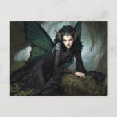 Dark Fairy Fantasy Art Postkarte (Vorderseite)