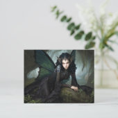 Dark Fairy Fantasy Art Postkarte (Stehend Vorderseite)